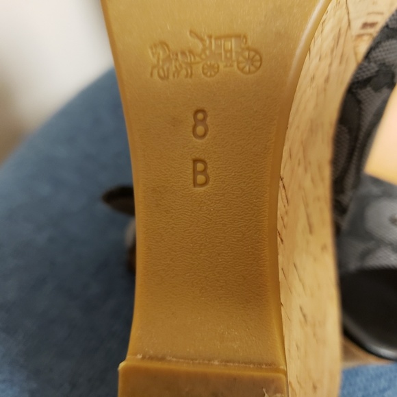 Coach Wedge Sandals - Picture 4 of 5